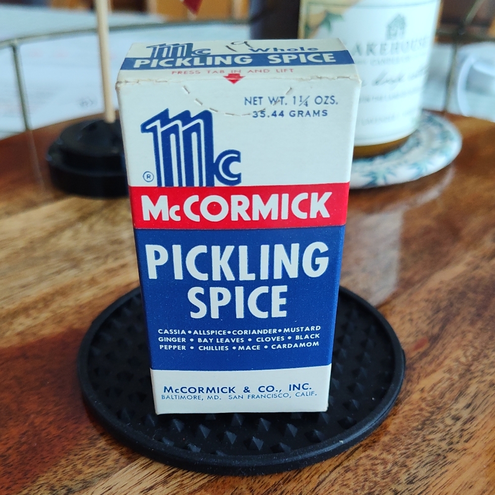 Vintage McCormick Pickling Spice Full Unopened
